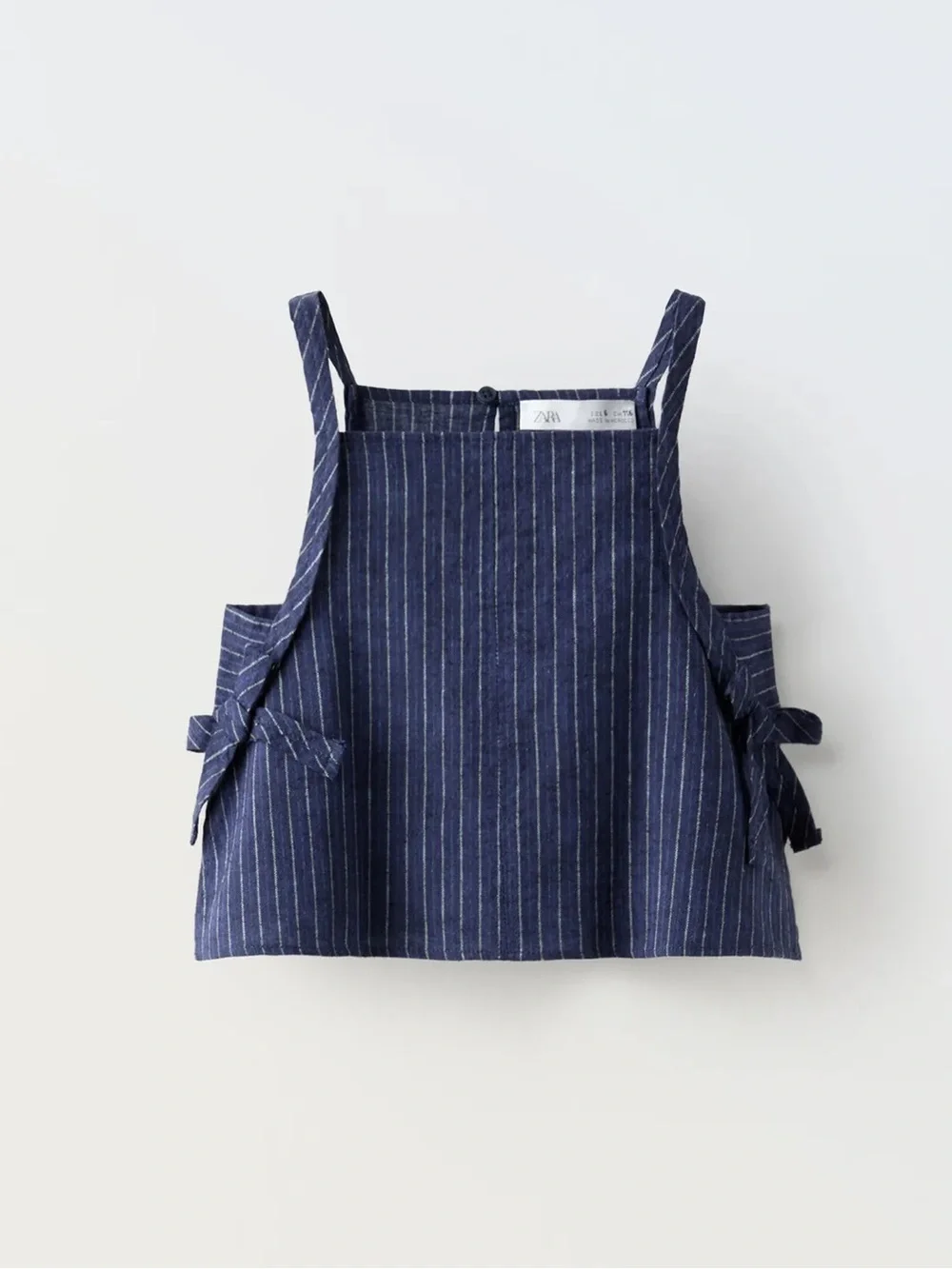 Zara Kids Striped Linen Blend Top & Shorts